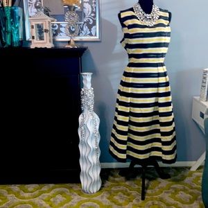 Eva Mendes Striped Dress